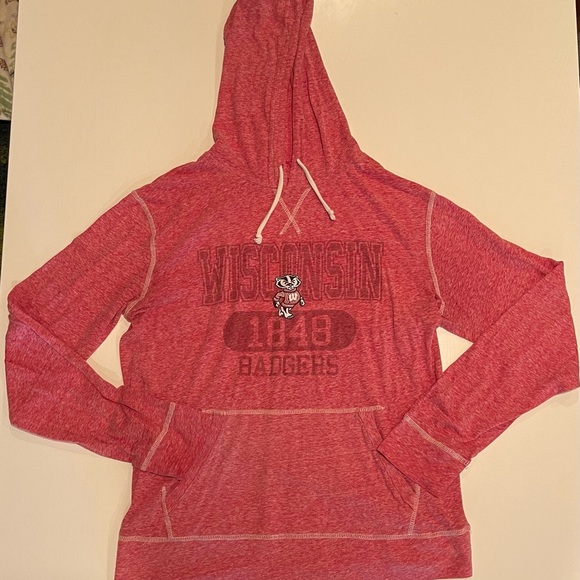 Lightweight Wisconsin Badgers Hoodie - Picture 1 of 4